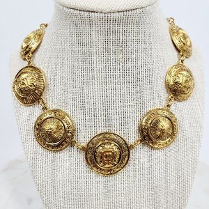 Chanel 31 Rue Cambon Circle chain Necklace Vintage